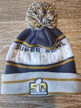 Denver Broncos Champions Super Bowl 50 Winter Beanie by New Era